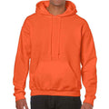 Orange - Front - Gildan Unisex Adult Heavy Blend Hoodie