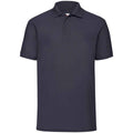 Deep Navy - Front - Fruit of the Loom Mens Pique Polo Shirt