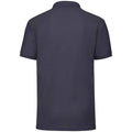 Deep Navy - Back - Fruit of the Loom Mens Pique Polo Shirt