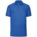 Royal Blue - Front - Fruit of the Loom Mens Pique Polo Shirt