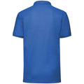 Royal Blue - Back - Fruit of the Loom Mens Pique Polo Shirt