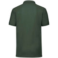 Bottle Green - Back - Fruit of the Loom Mens Pique Polo Shirt