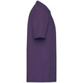 Purple - Side - Fruit of the Loom Mens Pique Polo Shirt