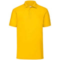 Sunflower - Front - Fruit of the Loom Mens Pique Polo Shirt