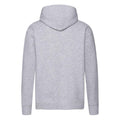 Heather Grey - Back - Fruit of the Loom Unisex Adult Premium Hoodie