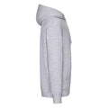 Heather Grey - Side - Fruit of the Loom Unisex Adult Premium Hoodie