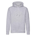 Heather Grey - Front - Fruit of the Loom Unisex Adult Premium Hoodie