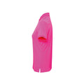 Neon Pink - Side - Premier Womens-Ladies Coolchecker Pique Polo Shirt