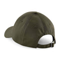 Military Green - Back - Beechfield Unisex Adult Authentic Baseball Cap