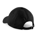 Black - Back - Beechfield Unisex Adult Authentic Baseball Cap