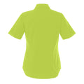 Lime - Back - Premier Womens-Ladies Poplin Short-Sleeved Blouse