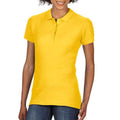 Daisy - Front - Gildan Womens-Ladies Double Piqué Polo Shirt