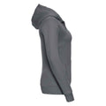 Convoy Grey - Side - Russell Womens-Ladies Authentic Full Zip Hoodie