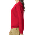 Red - Side - Gildan Mens Softstyle Midweight Sweatshirt