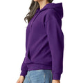 Purple - Side - Gildan Unisex Softstyle Midweight Hoodie