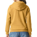 Mustard - Back - Gildan Unisex Softstyle Midweight Hoodie