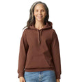 Cocoa - Front - Gildan Unisex Softstyle Midweight Hoodie