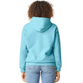 Sky Blue - Back - Gildan Unisex Softstyle Midweight Hoodie