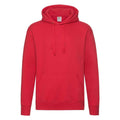 Red - Front - Fruit of the Loom Mens Premium Hoodie