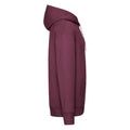 Burgundy - Side - Fruit of the Loom Mens Premium Hoodie