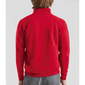 Red - Back - Fruit of the Loom Mens Premium Polycotton Sweatshirt