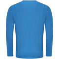 Sapphire Blue - Back - AWDis Cool Mens Moisture Wicking Long-Sleeved T-Shirt