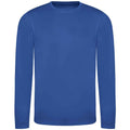 Royal Blue - Front - AWDis Cool Mens Moisture Wicking Long-Sleeved T-Shirt