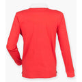 Red - Back - Front Row Mens Premium Rugby Shirt