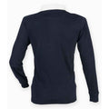 Navy - Back - Front Row Mens Premium Rugby Shirt