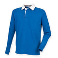 Royal Blue - Front - Front Row Mens Premium Rugby Shirt