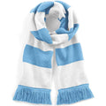 Sky Blue-White - Front - Beechfield Unisex Adult Stadium Scarf