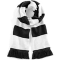 Black-White - Front - Beechfield Unisex Adult Stadium Scarf