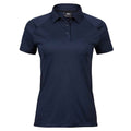 Navy - Front - Tee Jays Womens-Ladies Luxury Sports Polo Shirt