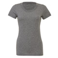 Grey - Front - Bella + Canvas Womens-Ladies Triblend T-Shirt