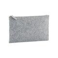 Grey Melange - Front - Bagbase Felt Toiletry Bag