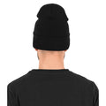 Black - Back - Flexfit Unisex Adult Heavyweight Beanie