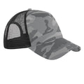 Arctic - Front - Beechfield Unisex Adult Camo Snapback Trucker Cap