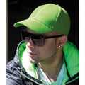 Lime Green - Back - Result Headwear Unisex Adult Memphis Brushed Cotton Cap