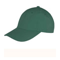 Bottle Green - Front - Result Headwear Unisex Adult Memphis Brushed Cotton Cap