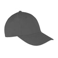 Charcoal - Back - Result Headwear Unisex Adult Memphis Brushed Cotton Cap