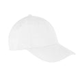 White - Back - Result Headwear Unisex Adult Memphis Brushed Cotton Cap