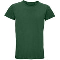 Bottle Green - Front - SOLS Unisex Adult Crusader Recycled T-Shirt