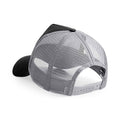 Black-Grey - Back - Beechfield Unisex Adult Snapback Trucker Cap