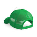 Pure Green-White - Back - Beechfield Unisex Adult Snapback Trucker Cap