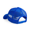 Bright Royal Blue-White - Back - Beechfield Unisex Adult Snapback Trucker Cap