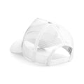 White-White - Back - Beechfield Unisex Adult Snapback Trucker Cap