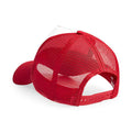 Classic Red-White - Back - Beechfield Unisex Adult Snapback Trucker Cap