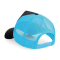 Black-Surf Blue - Back - Beechfield Unisex Adult Snapback Trucker Cap