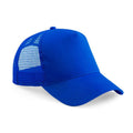 Bright Royal Blue-Bright Royal Blue - Front - Beechfield Unisex Adult Snapback Trucker Cap