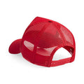 Classic Red-Classic Red - Back - Beechfield Unisex Adult Snapback Trucker Cap